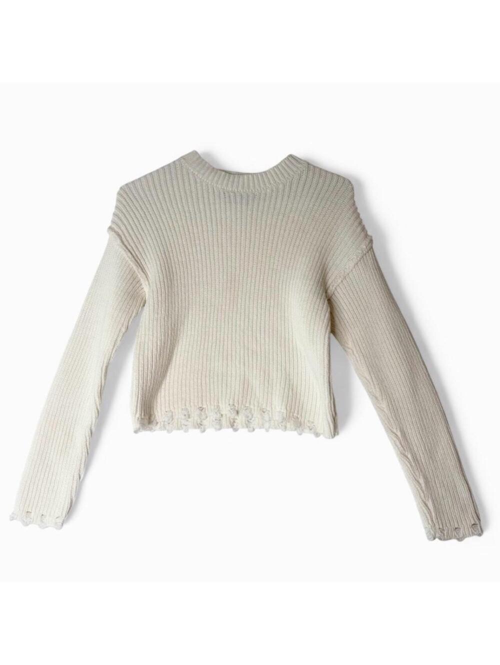 Sincerely Jules For Bandier Women's White and Cream Jumper